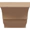 Ekena Millwork 8"W x 8"D x 8"H Wide Asheboro Rough Cedar Woodgrain TimberThane Corbel, Primed Tan CORUR08X08X08ASHRCPR - alternate 4